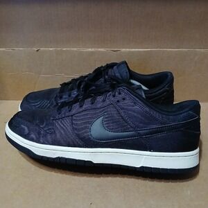 Nike Dunk Low Retro Premium DV7211 001 Black Canvas Sail Men Size 12.5 Sneakers